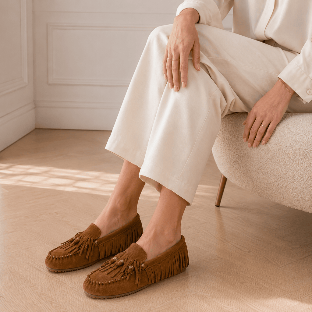 Bohemian Women's Suede Loafers