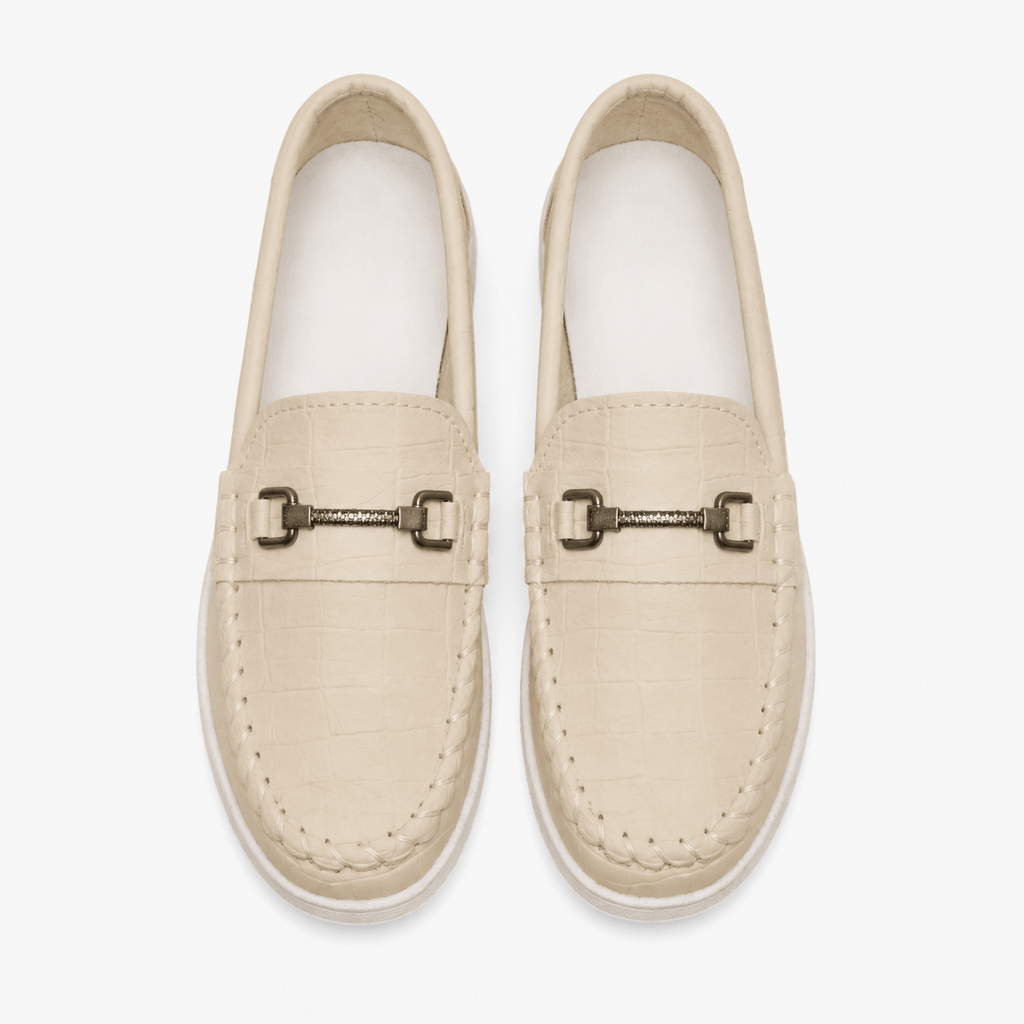 Boy's Beige Loafers