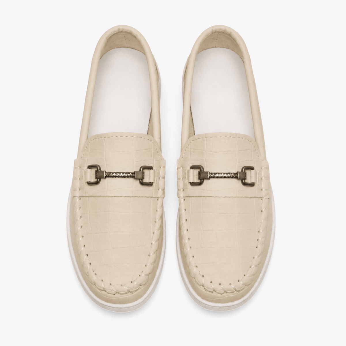 Boy's Beige Loafers