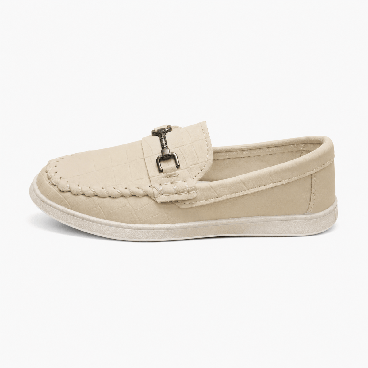 Boy's Beige Loafers