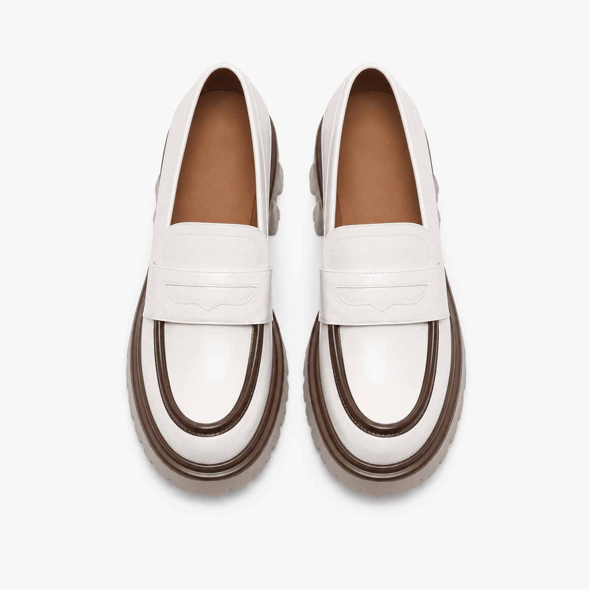 Boys' Navy Blue Leather Loafers