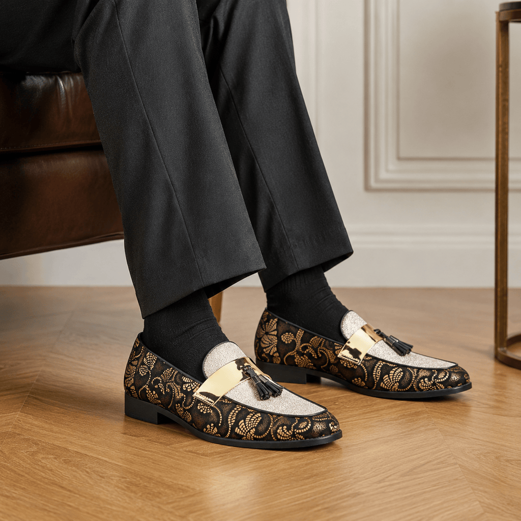 Chic Men's Patent Loafers
