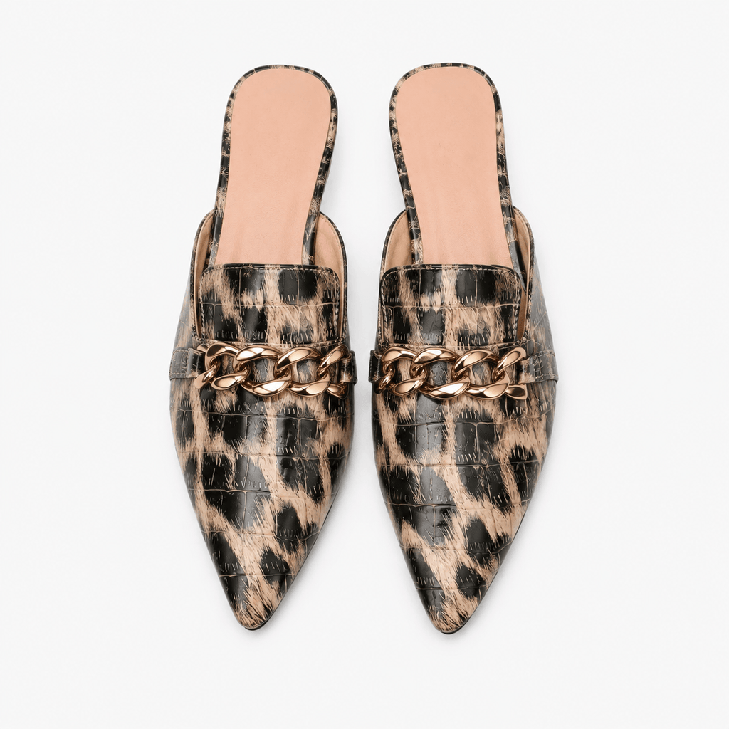 Elegant Women's Leopard Loafers