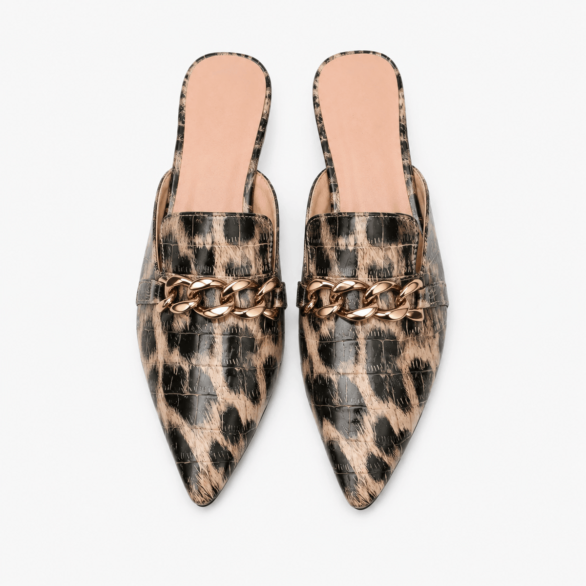 Elegant Women's Leopard Loafers