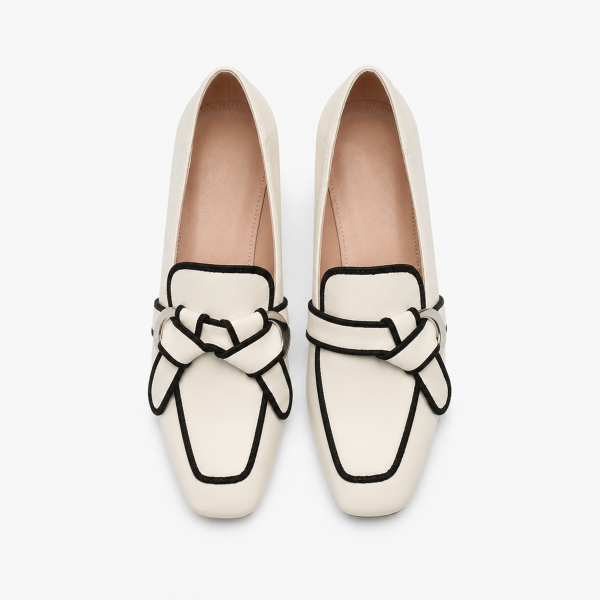 Elegant Women's Square-Heel Loafers