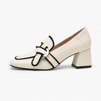 Elegant Women's Square-Heel Loafers