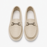 Girls' Beige Loafers