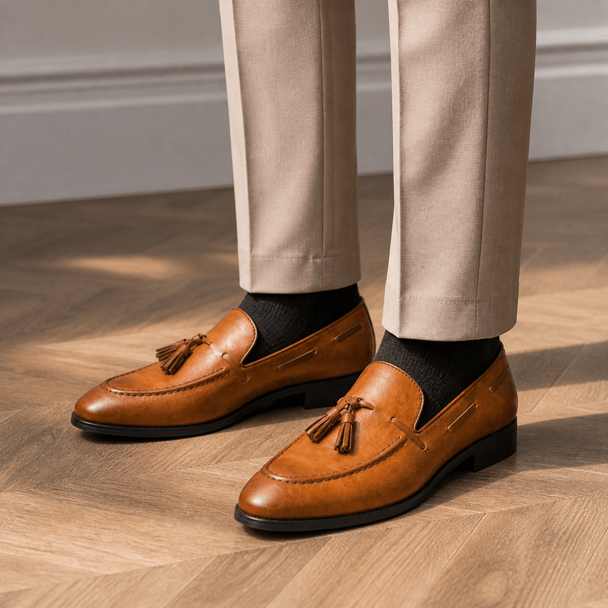 Luxury Men's Tasseled Loafers