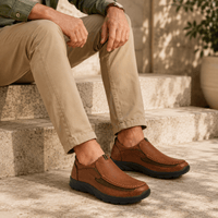 Men's Brown Orthopedic Loafers
