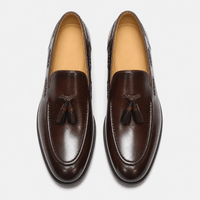 Men's Brown Tasseled Loafers