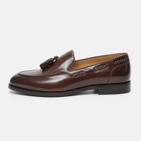 Men's Brown Tasseled Loafers