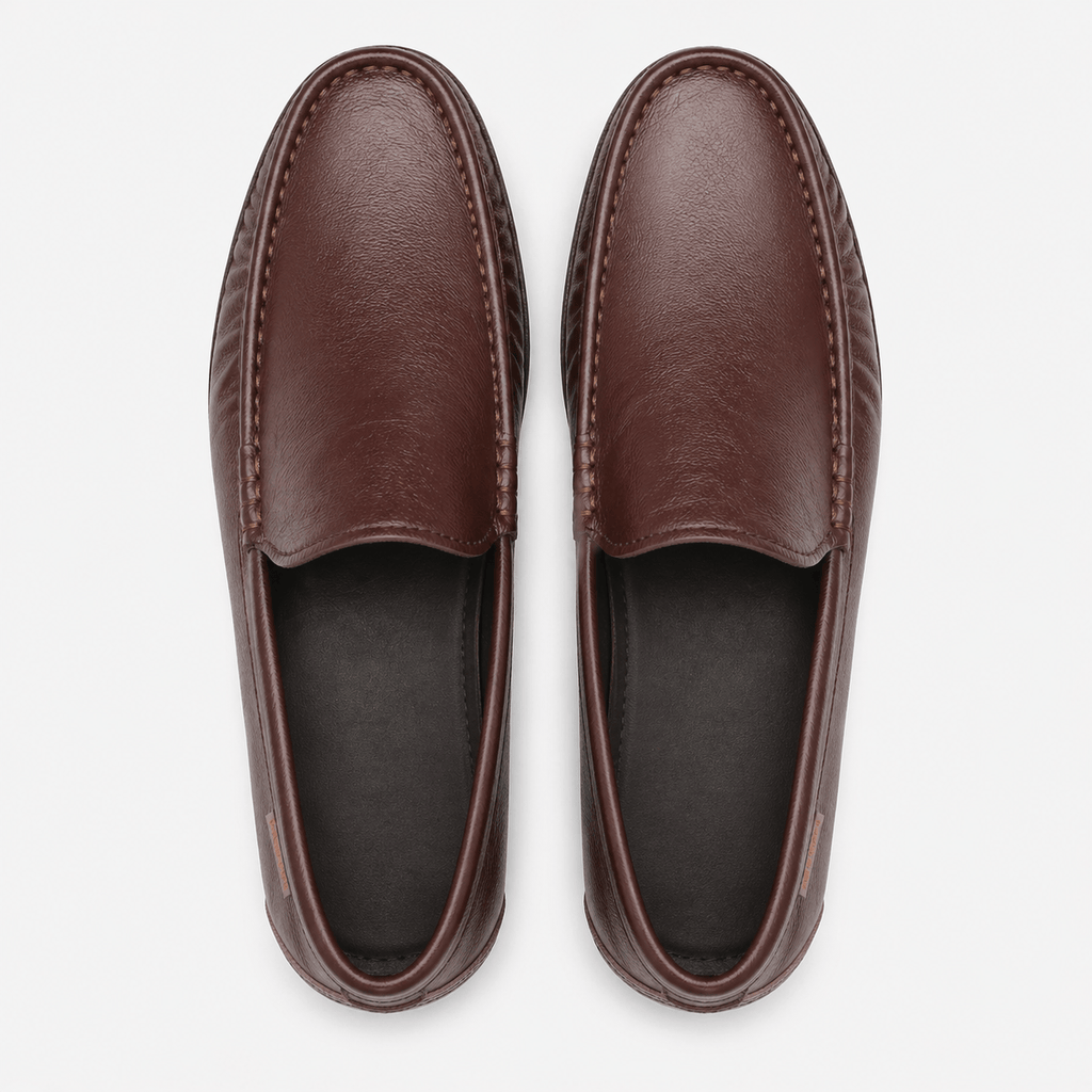 Men's Leather Boat Loafers