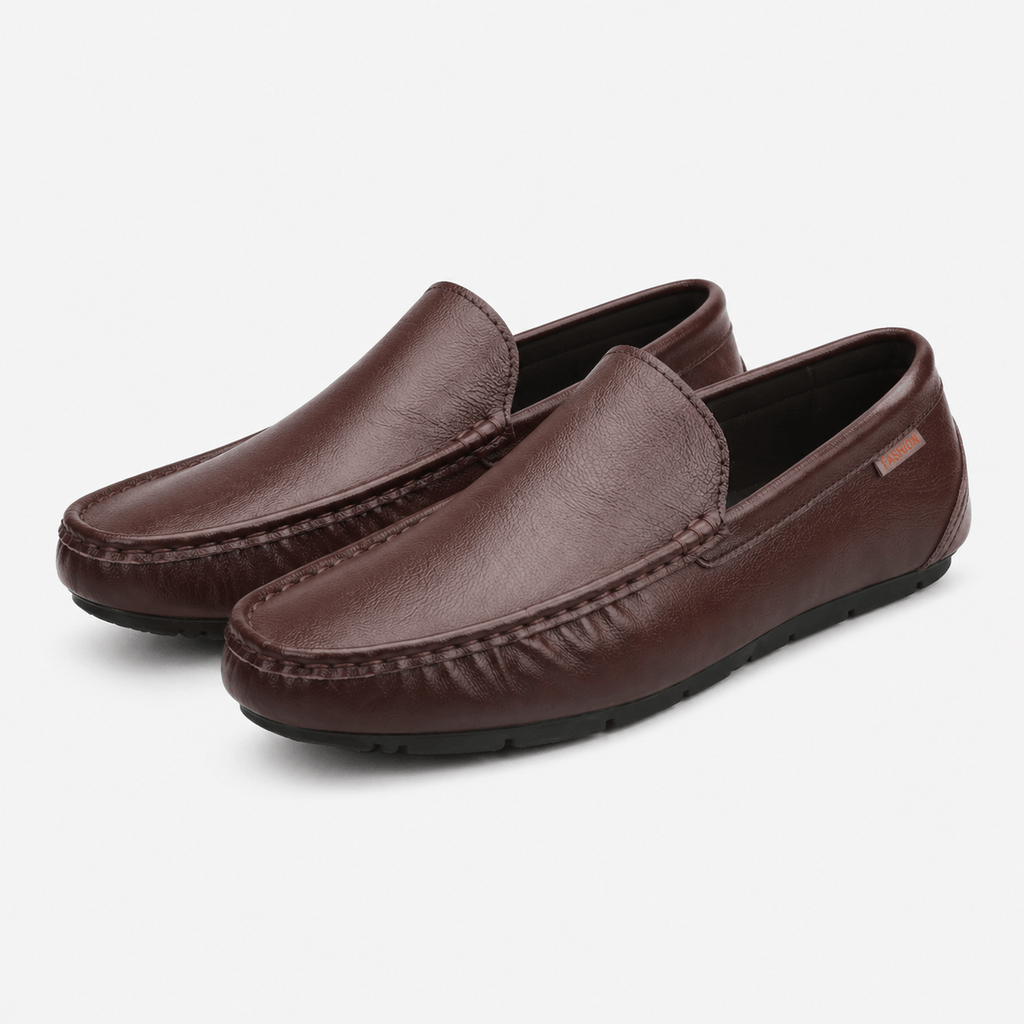 Men's Leather Boat Loafers