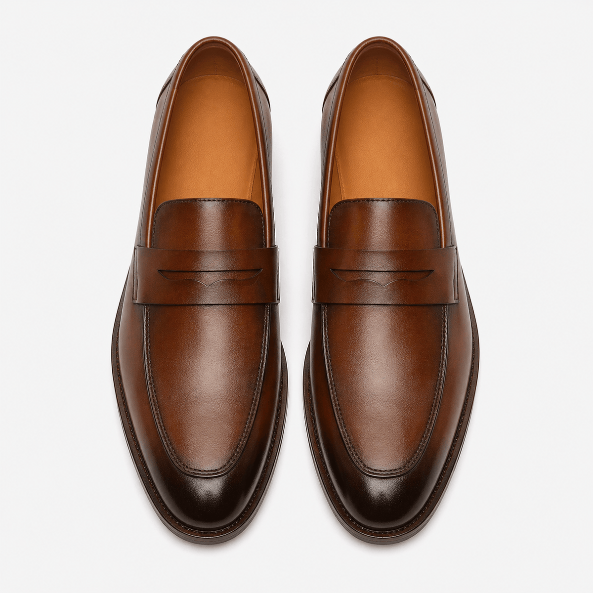 Men's Leather Loafers – Hand-Stitched