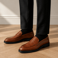 Men's Leather Loafers – Soft Sole