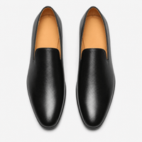 Men's Leather Loafers Without Laces