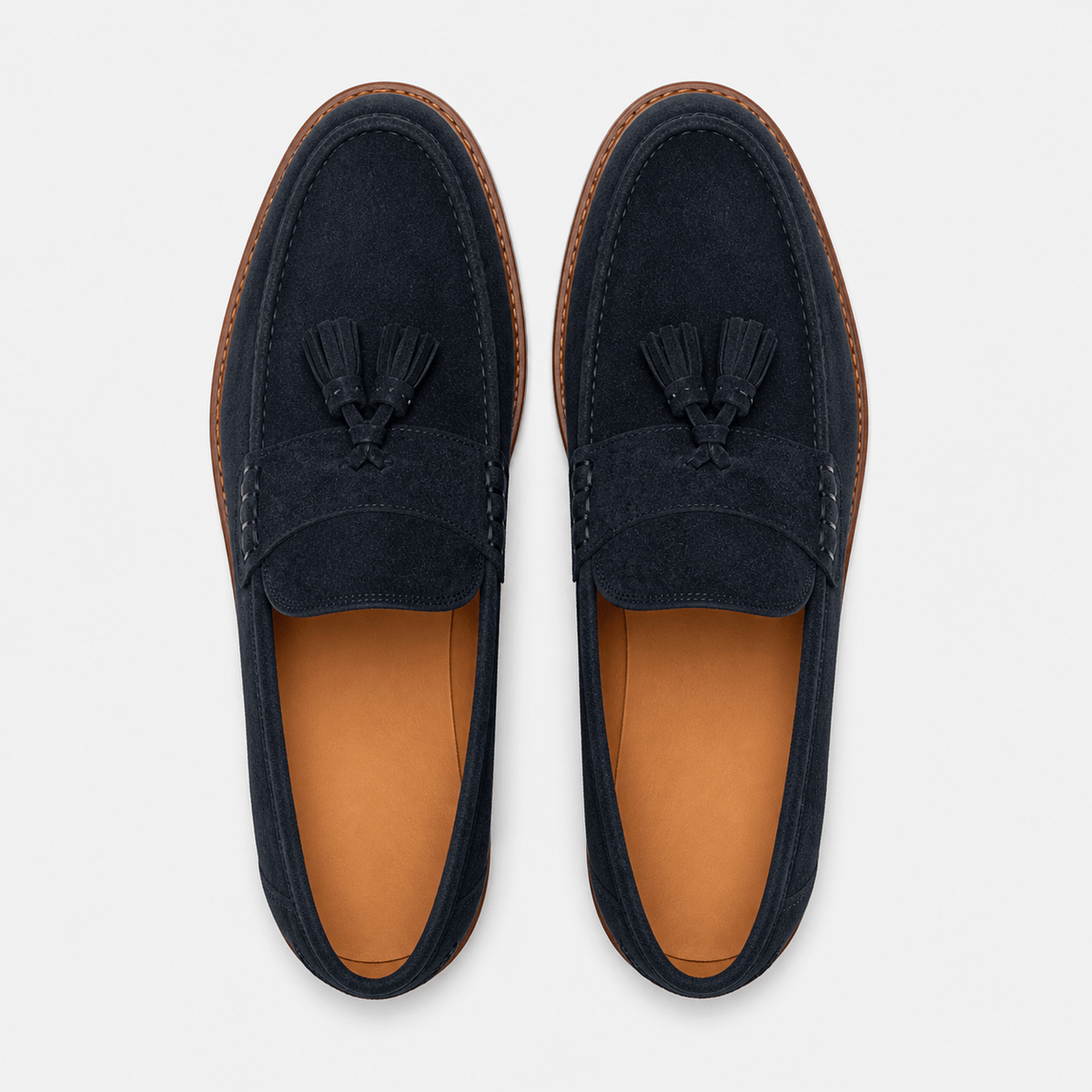 Men's Navy Blue Wedding Loafers