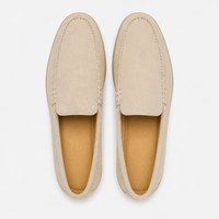 Men's Suede Loafers Without Laces