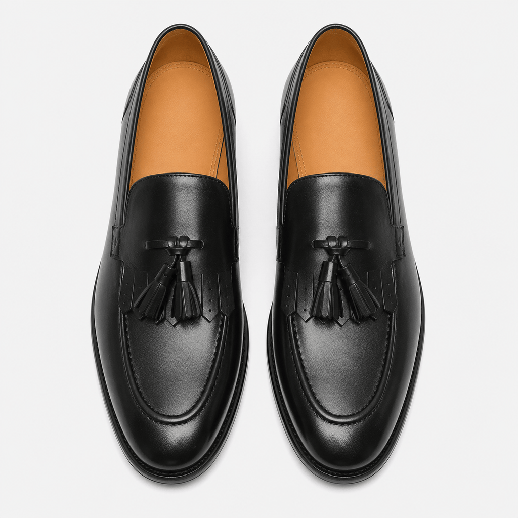 Men's Tasseled Loafers – Black