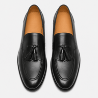 Men's Tasseled Loafers – Black