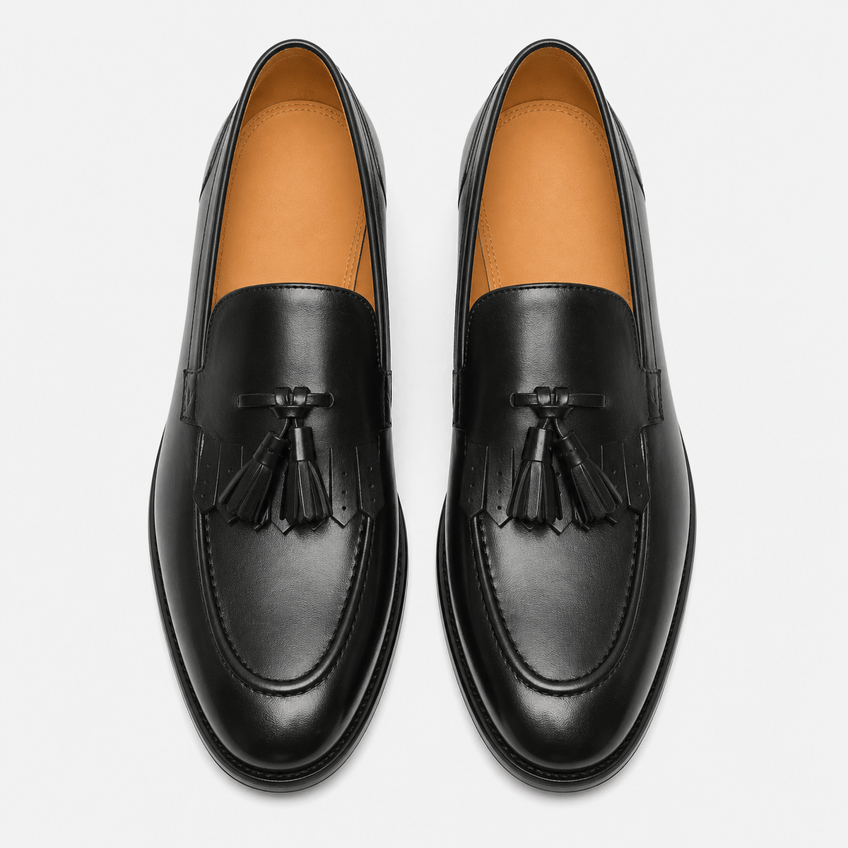 Men's Tasseled Loafers – Black