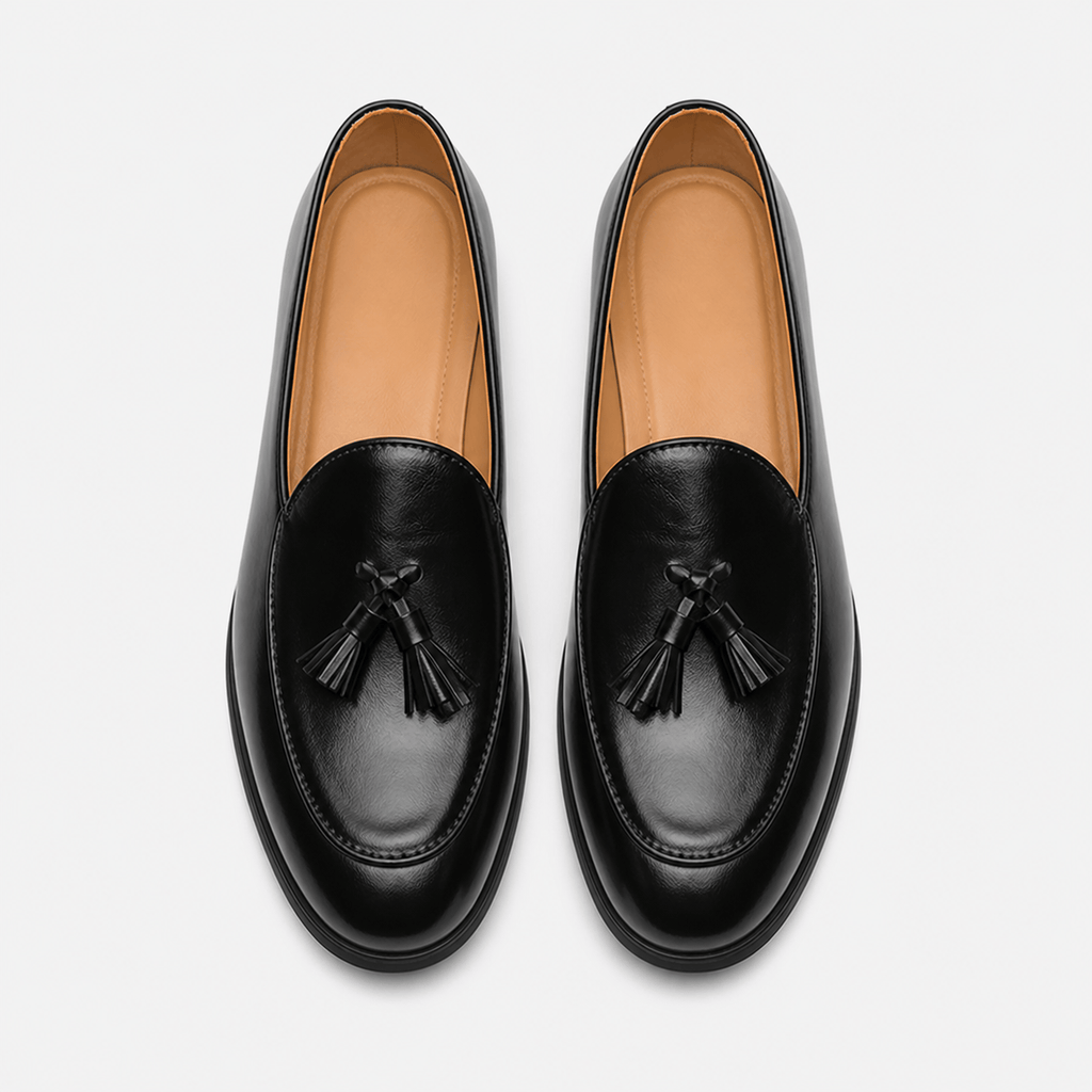 Men's Tasseled Loafers – Leather Sole