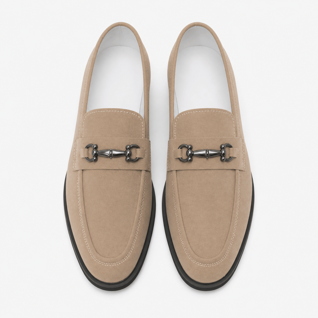 Men's Wedding Loafers – Beige