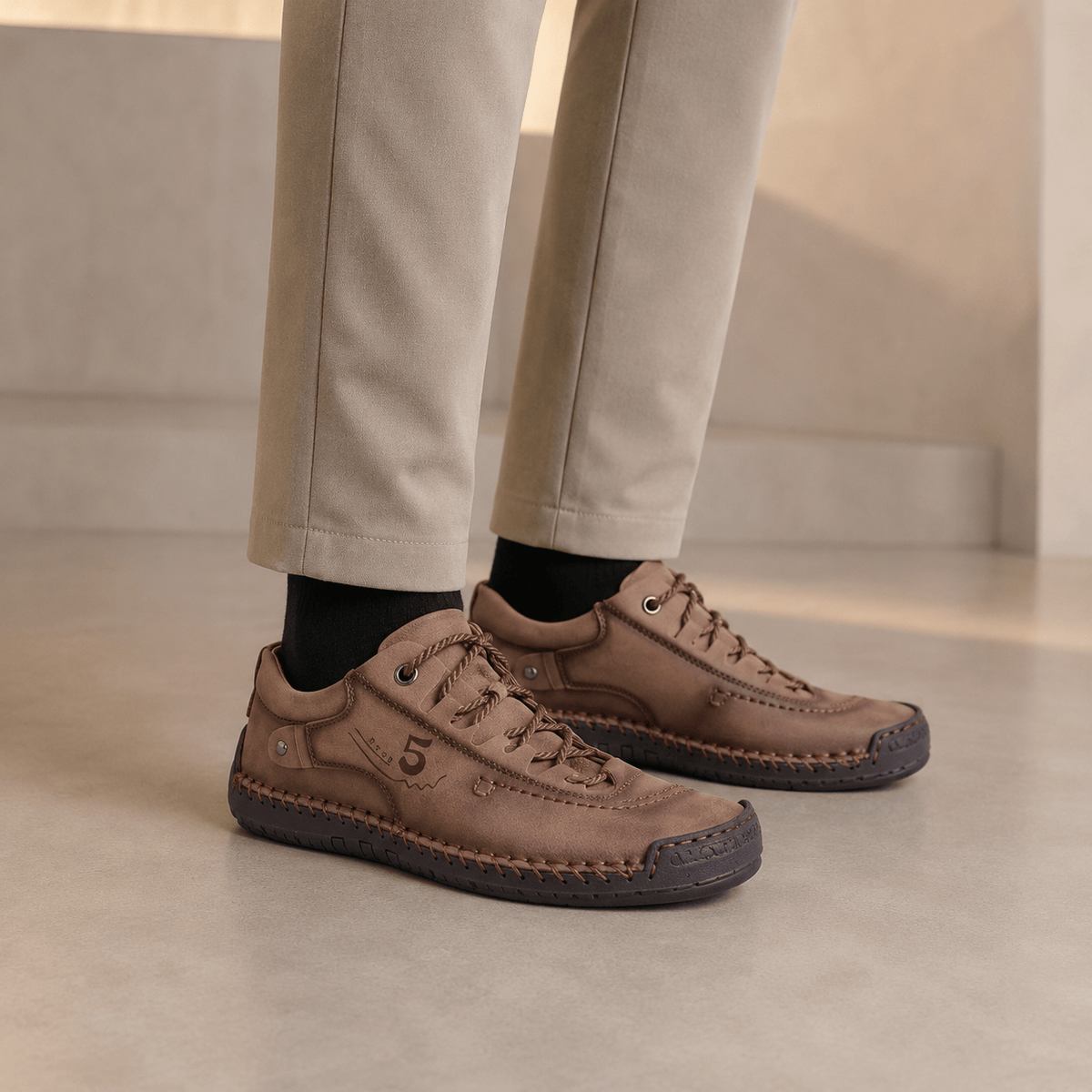 Men's Wide Foot Orthopedic Loafers