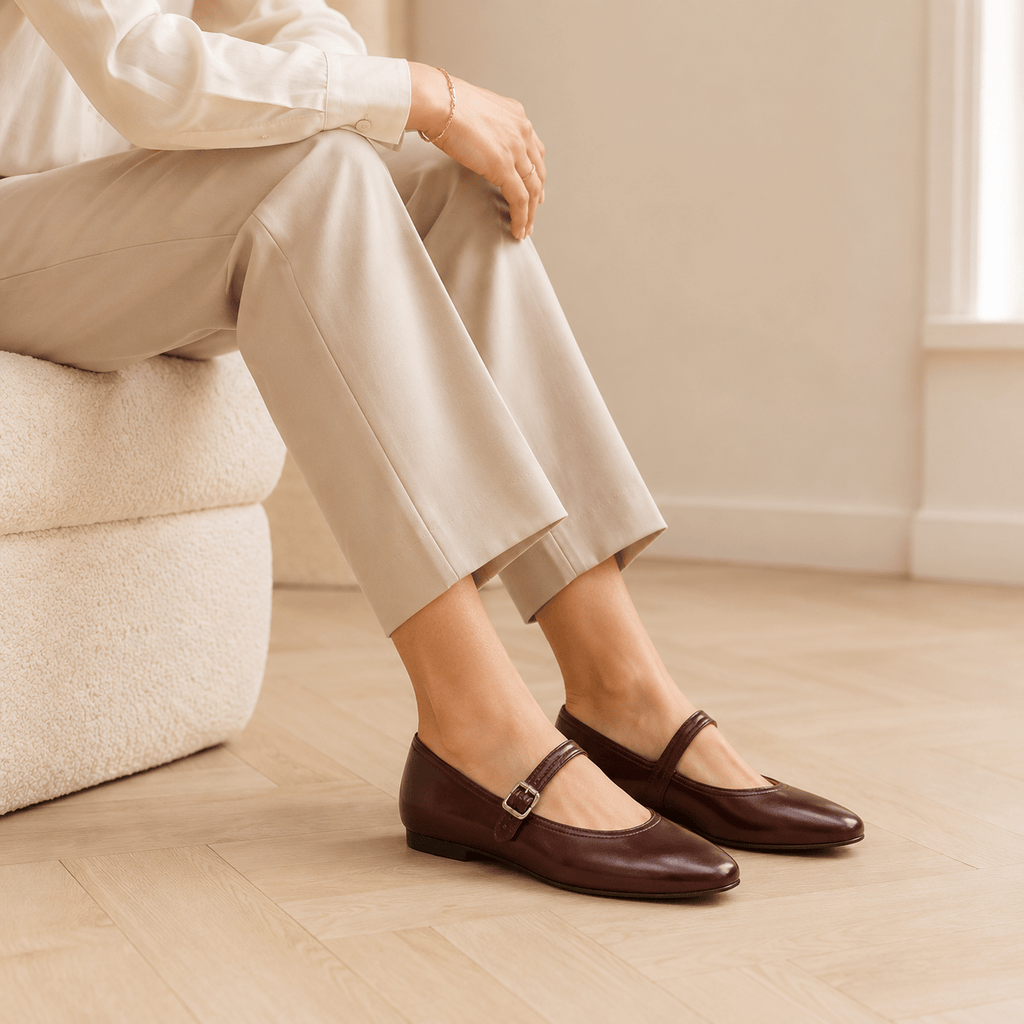 Women's Ballerina Loafers – Brown
