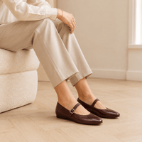 Women's Ballerina Loafers – Brown
