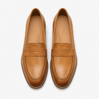 Women's Brown Leather Loafers