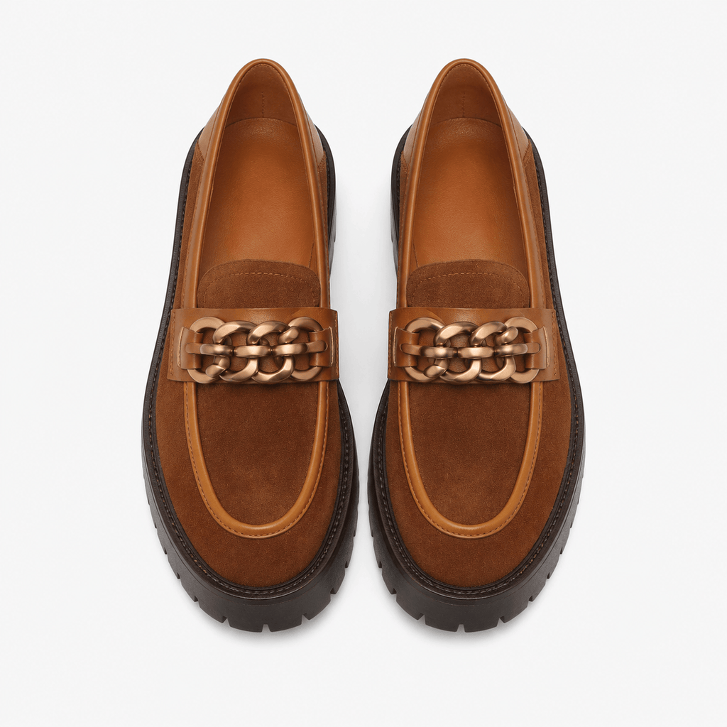 Women's Chain Platform Loafers