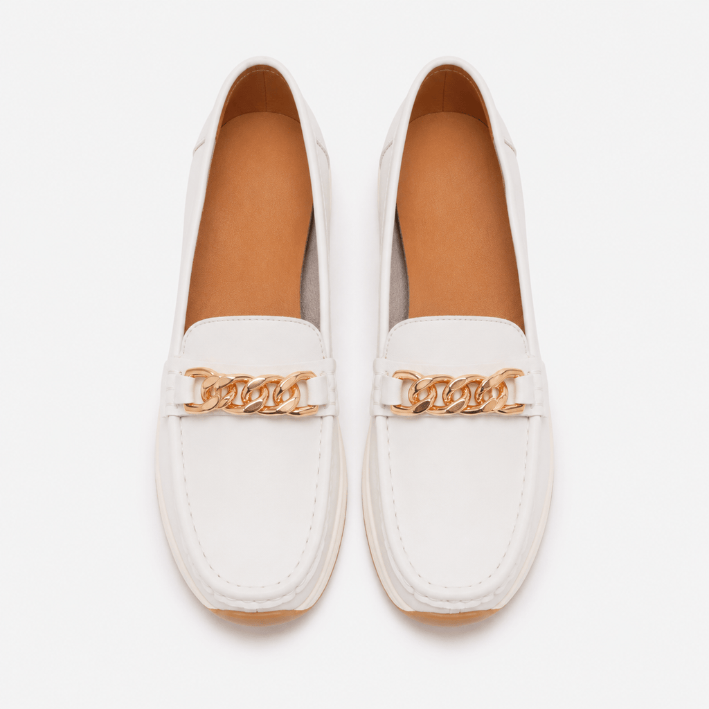 Women's Chain Wedge Loafers