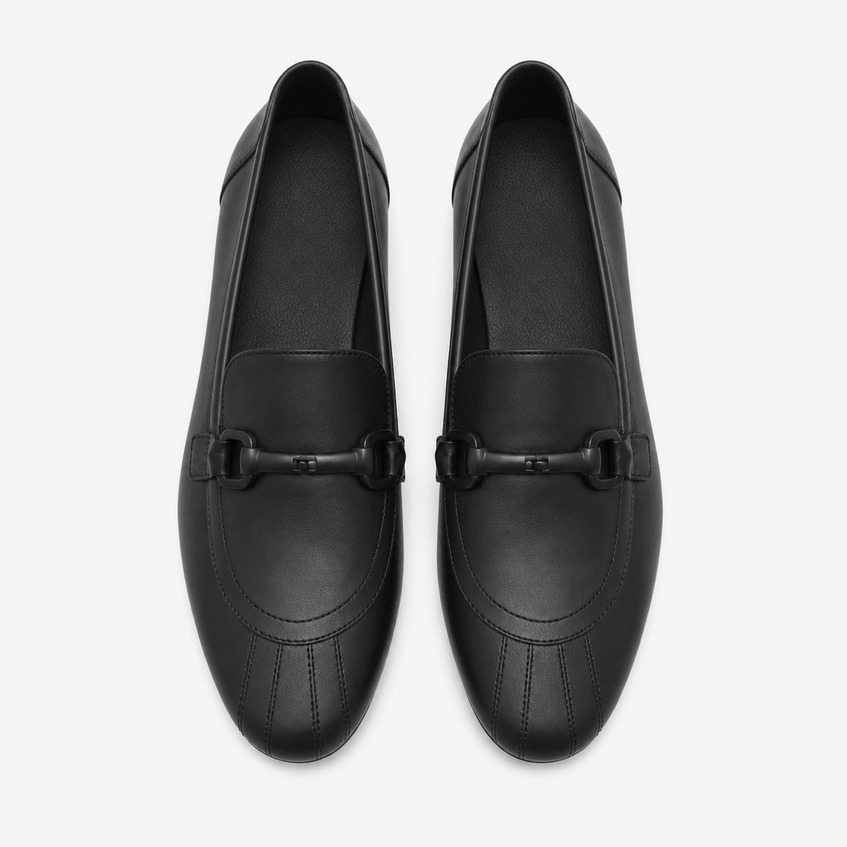 Women's Leather Heeled Loafers
