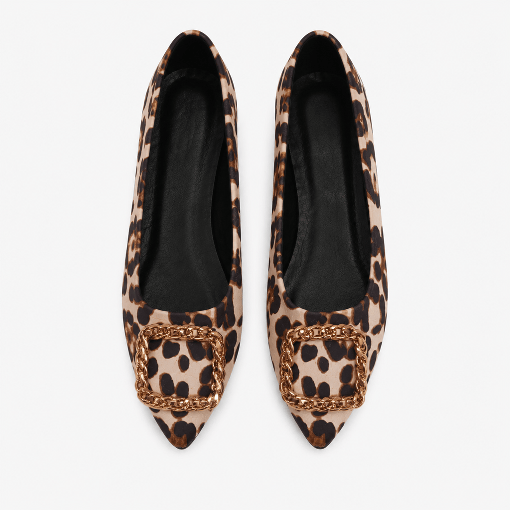 Women's Leopard Loafers – Gold Horsebit