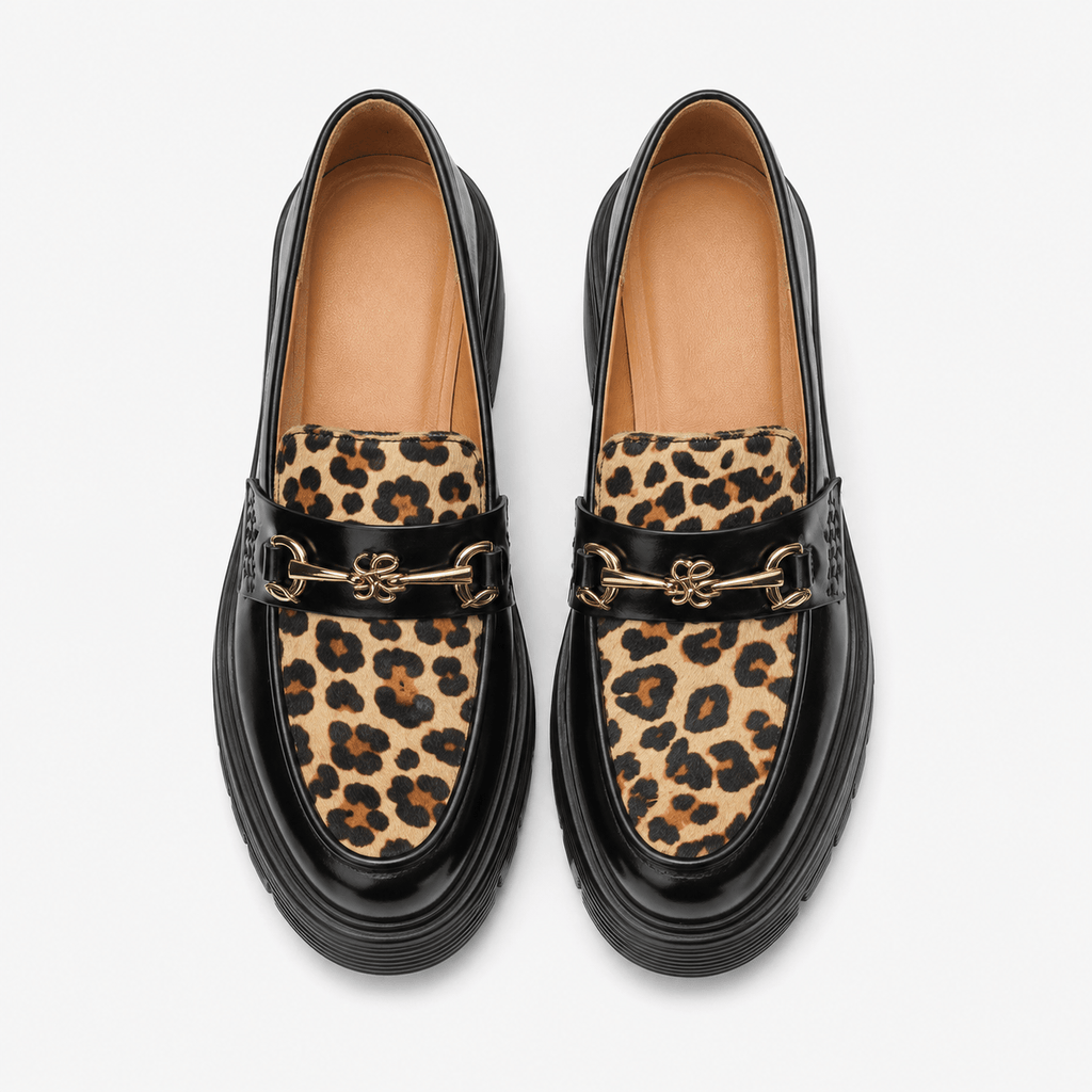 Women's Leopard Loafers – Platform