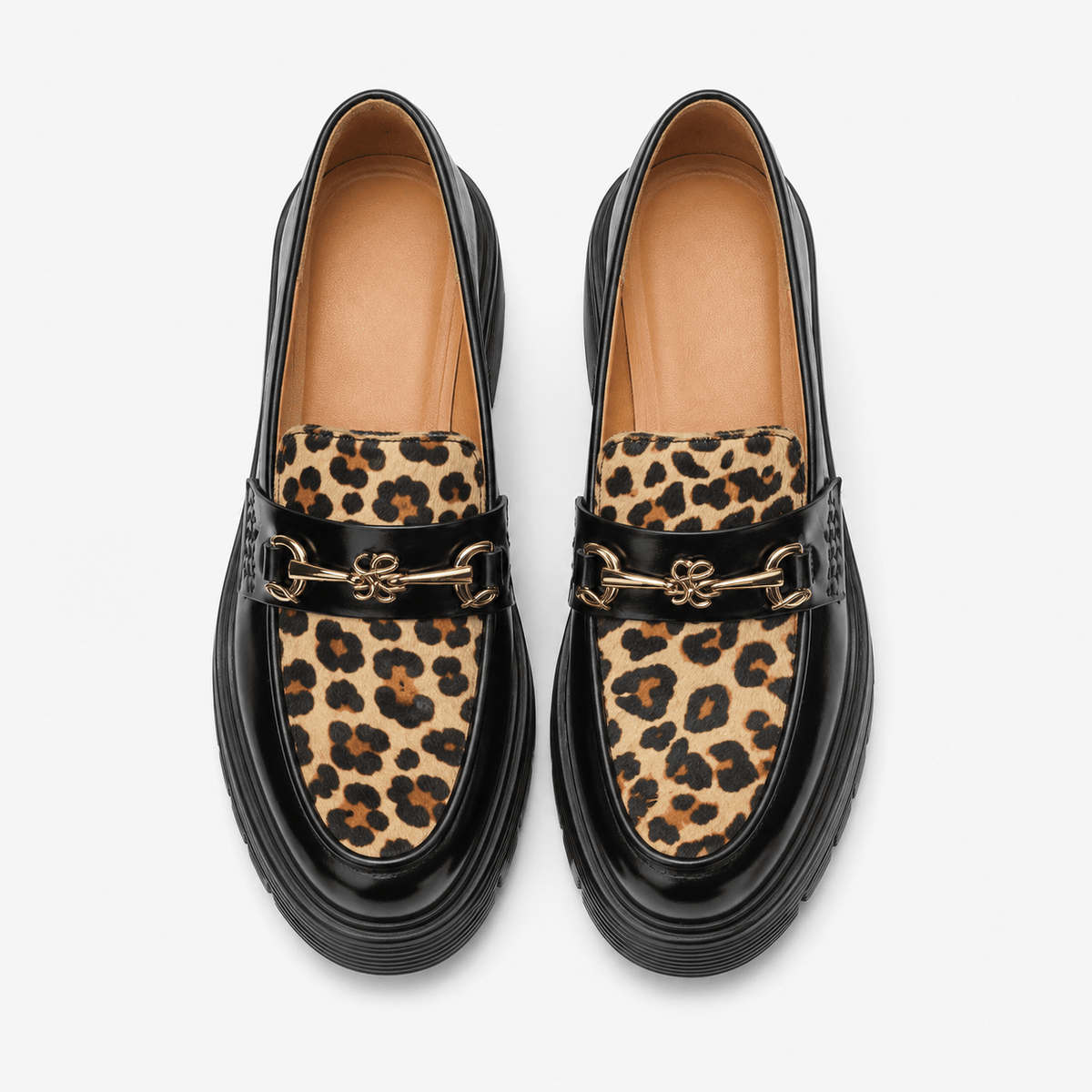Women's Leopard Loafers – Platform