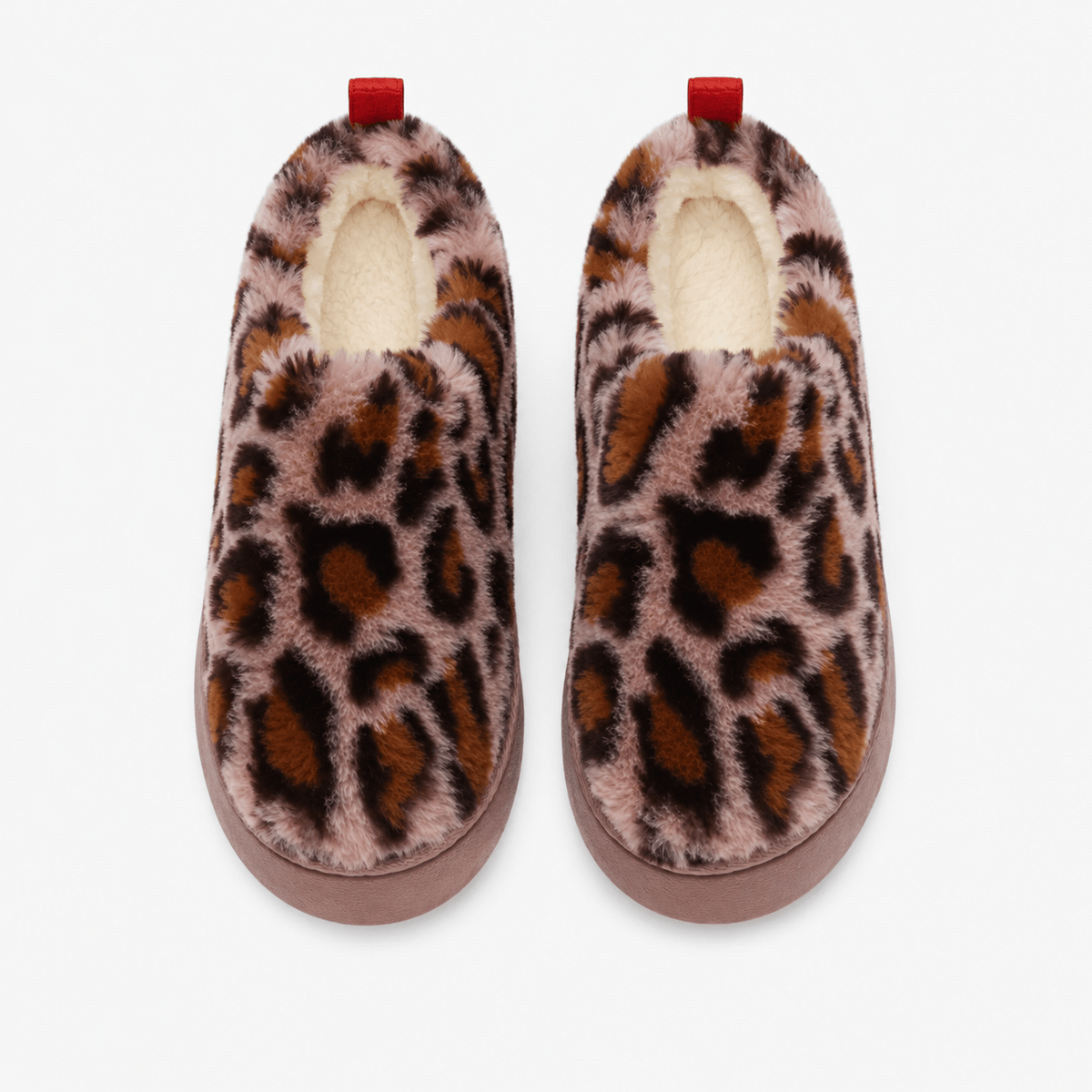 Women's Leopard Loafers with Thick Sole