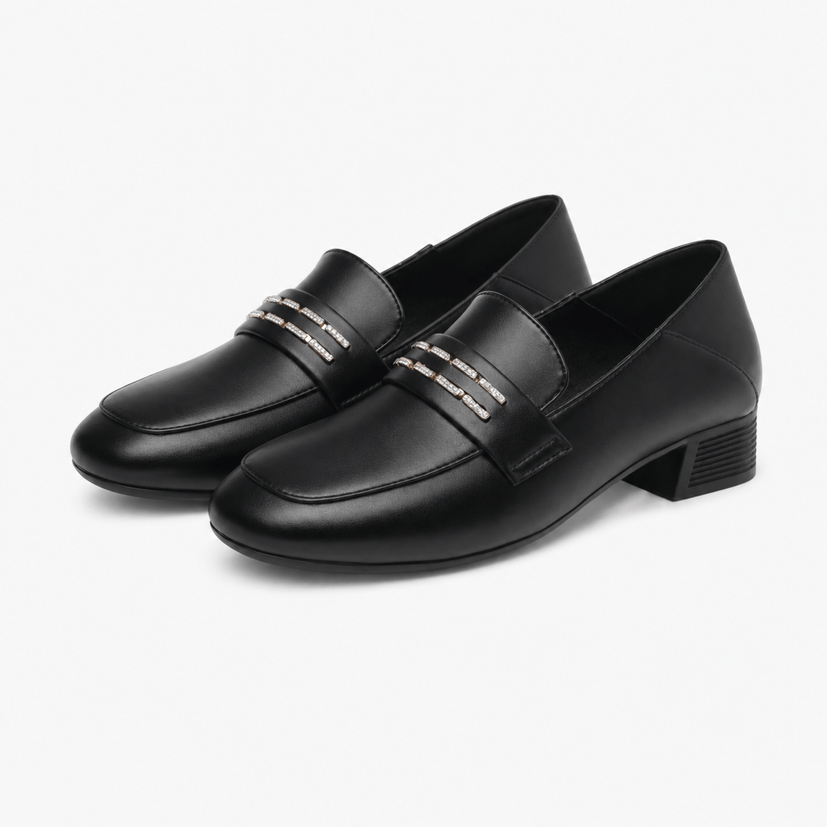 Women's Office Square-Heel Loafers