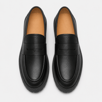 Women's Platform Loafers – Black