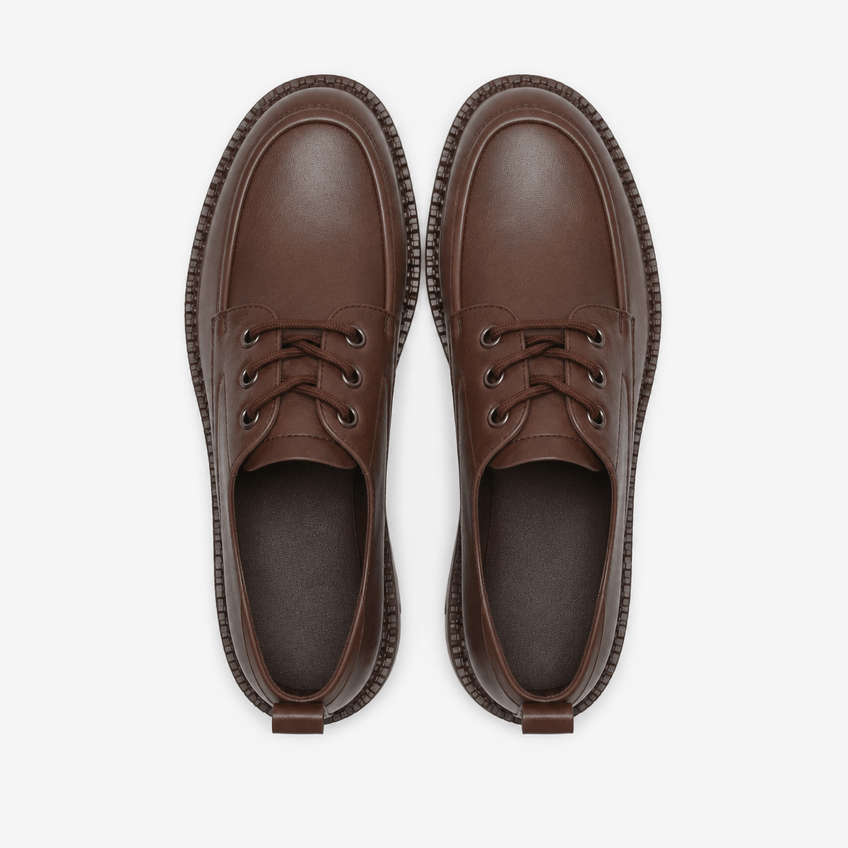 Women's Platform Loafers with Notched Sole