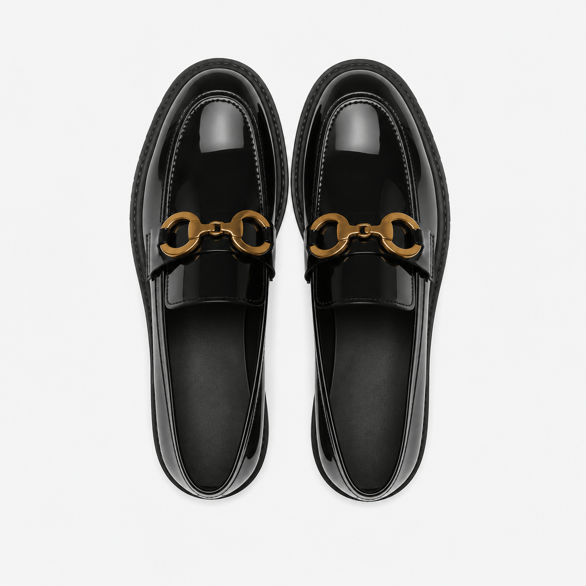 Women's Platform Loafers with Thick Sole