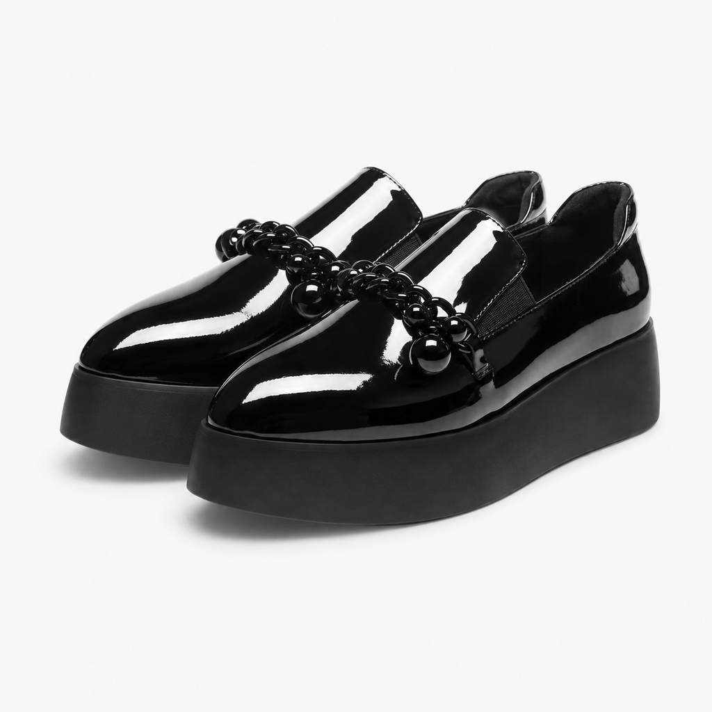 Women's Round-Toe Platform Loafers