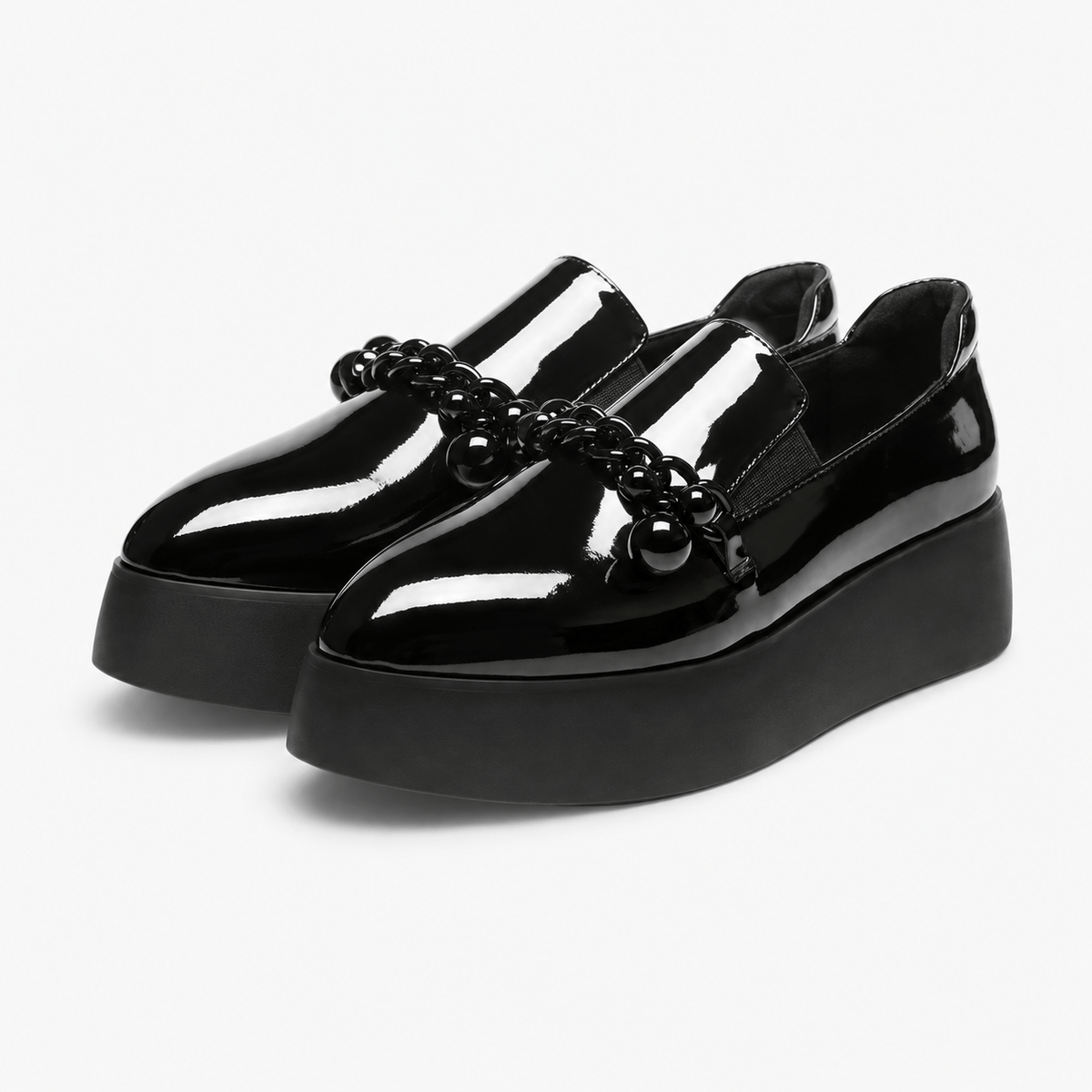 Women's Round-Toe Platform Loafers