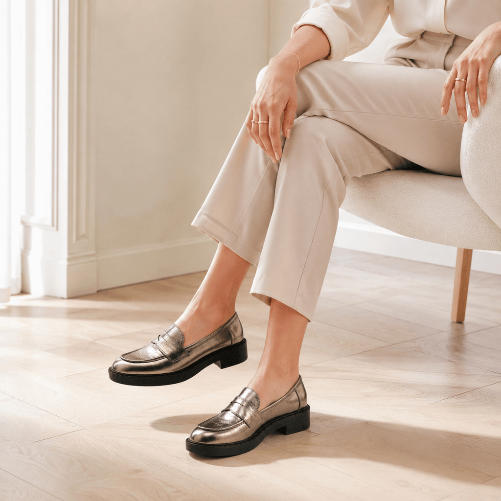 Women's Shiny Patent Loafers