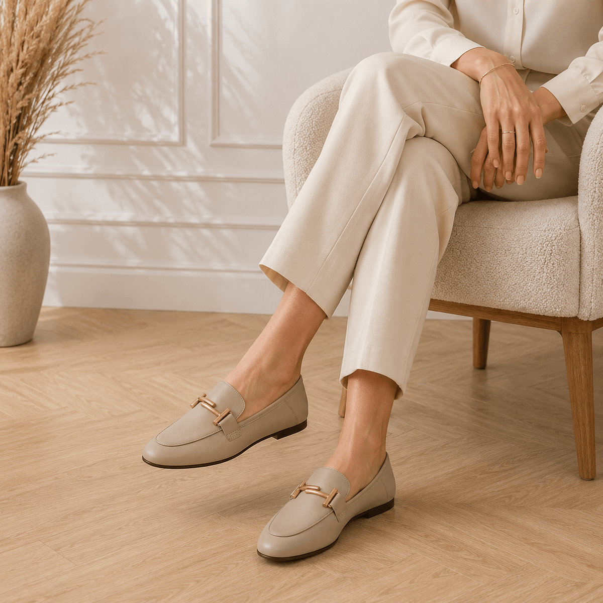 Women's Smooth Leather Loafers