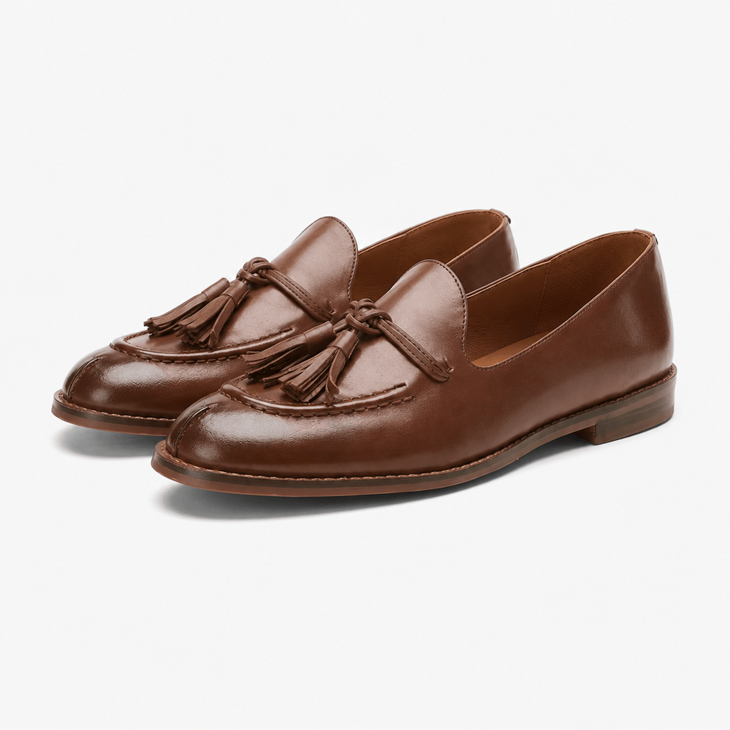 Women's Tasseled Loafers – Flat Sole