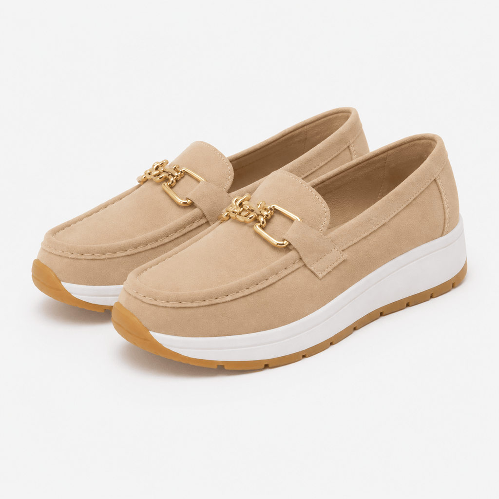 Women's Wedge Loafers – Soft Leather